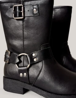 Shoeby Biker Laarzen Zwart< Laarzen