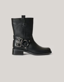 Shoeby Biker Laarzen Zwart<DAMES Laarzen