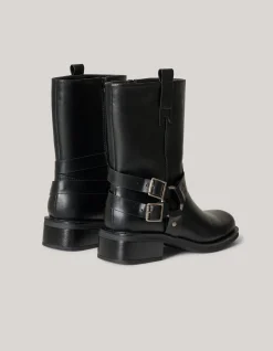 Shoeby Biker Laarzen Zwart<DAMES Laarzen