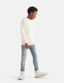 Shoeby Biker Skinny Jeans Blauw/Grijs< Jeans