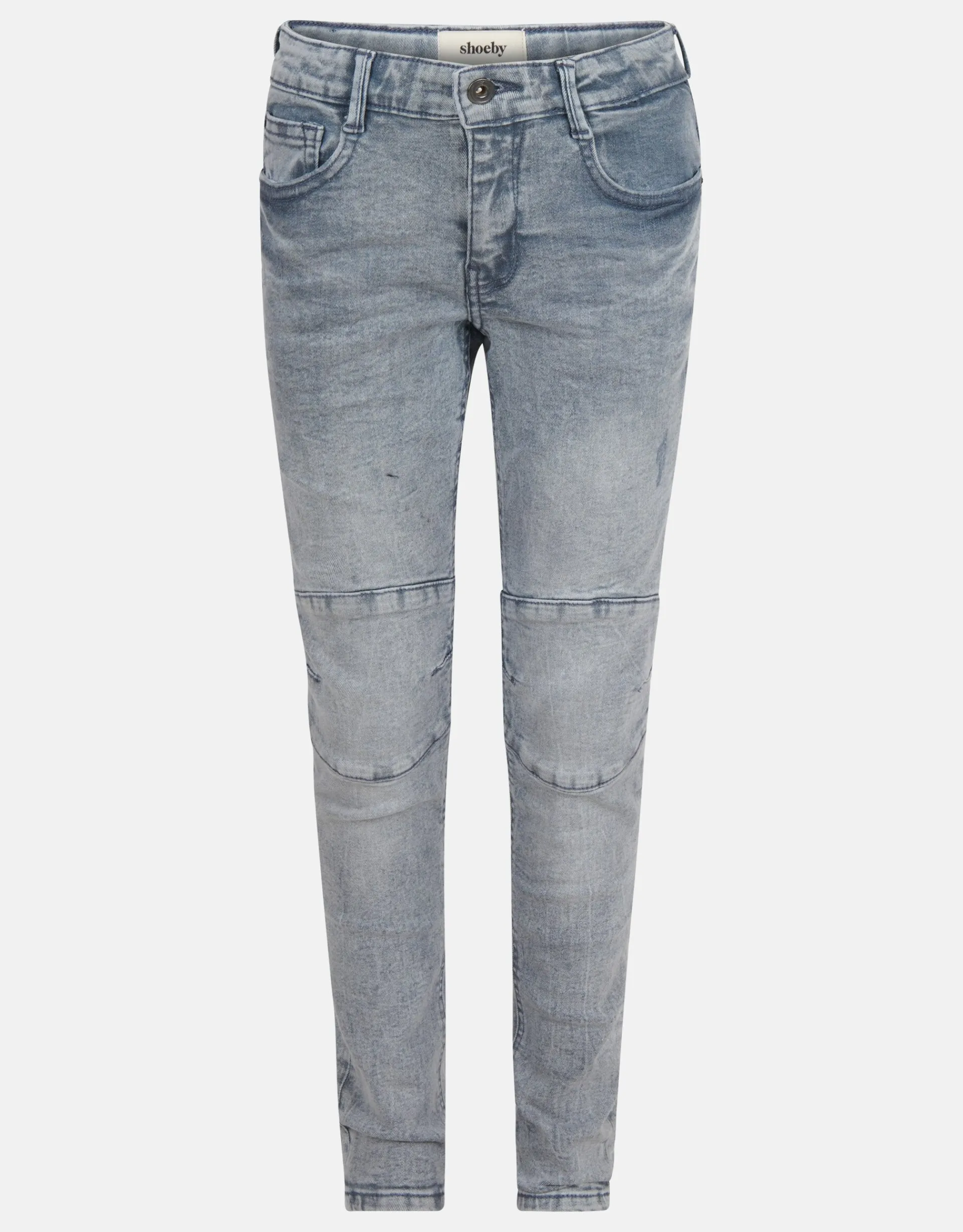 Shoeby Biker Skinny Jeans Blauw/Grijs< Jeans