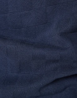 Shoeby Block Structuur T-shirt Donkerblauw<Heren T-Shirts En Polo's