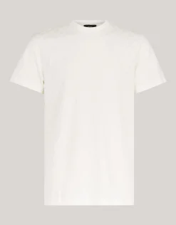 Shoeby Block Structuur T-shirt Gebroken Wit<Heren T-Shirts En Polo's