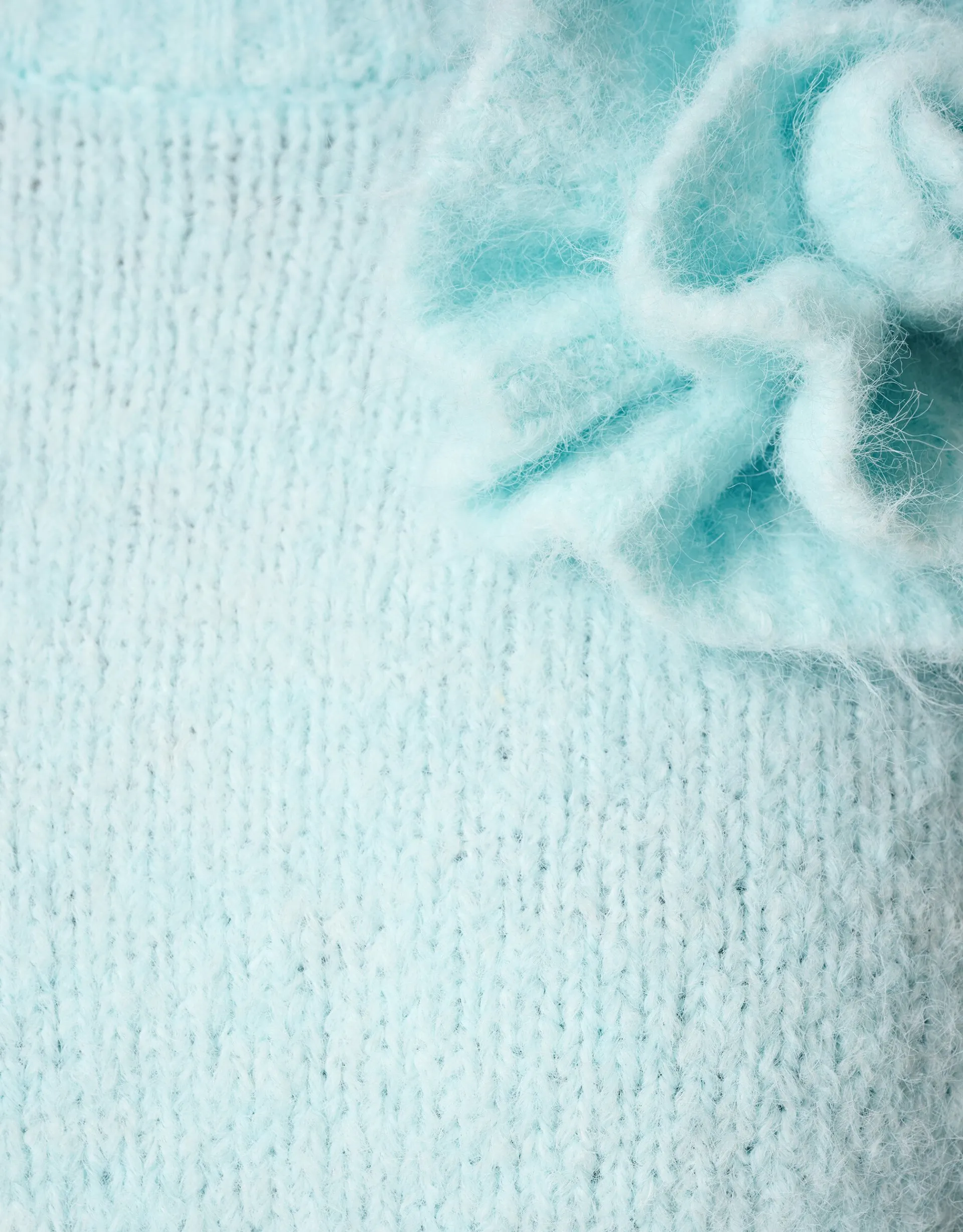 Shoeby Bloem Trui Lichtblauw<DAMES Truien En Sweaters
