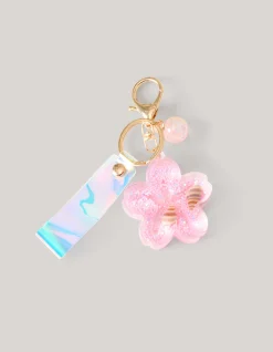 Shoeby Bloemen Sleutelhanger Roze< Overige Accessoires