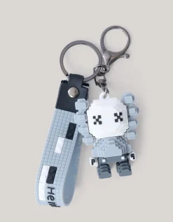 Shoeby Blok Sleutelhanger Grijs< Overige Accessoires