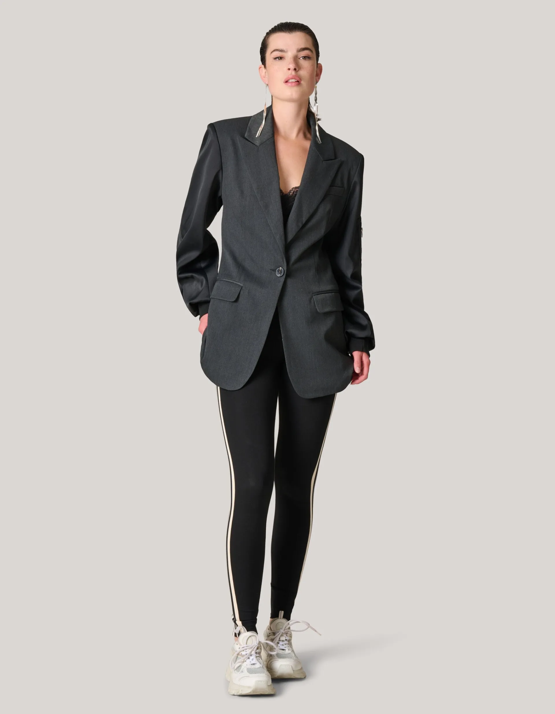 Shoeby Bomber Sleeve Blazer Zwart<DAMES Blazers
