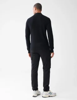 Shoeby Bouclé Trui Zwart<Heren Truien En Sweaters
