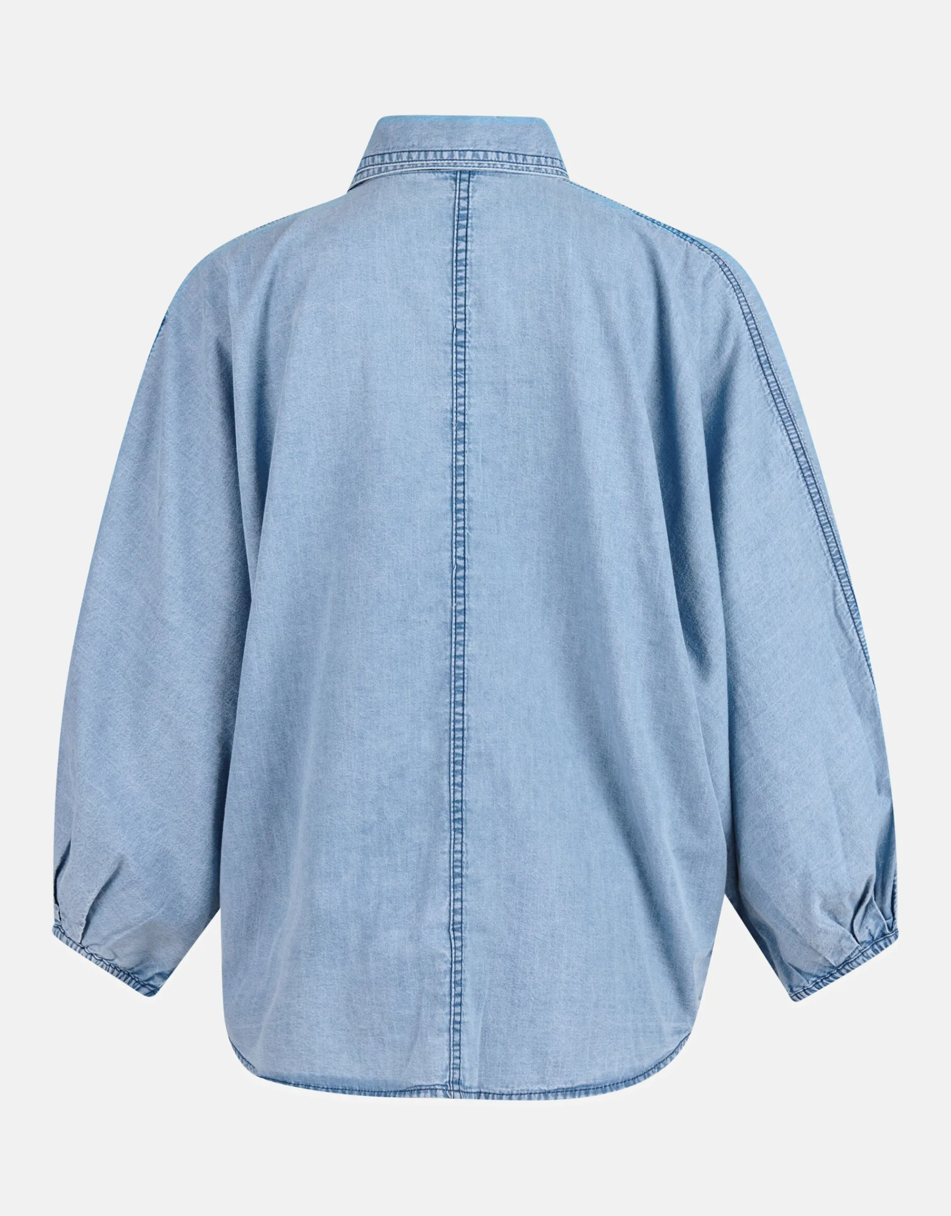 Shoeby Bow Blouse Blauw By Mieke<DAMES Blouses