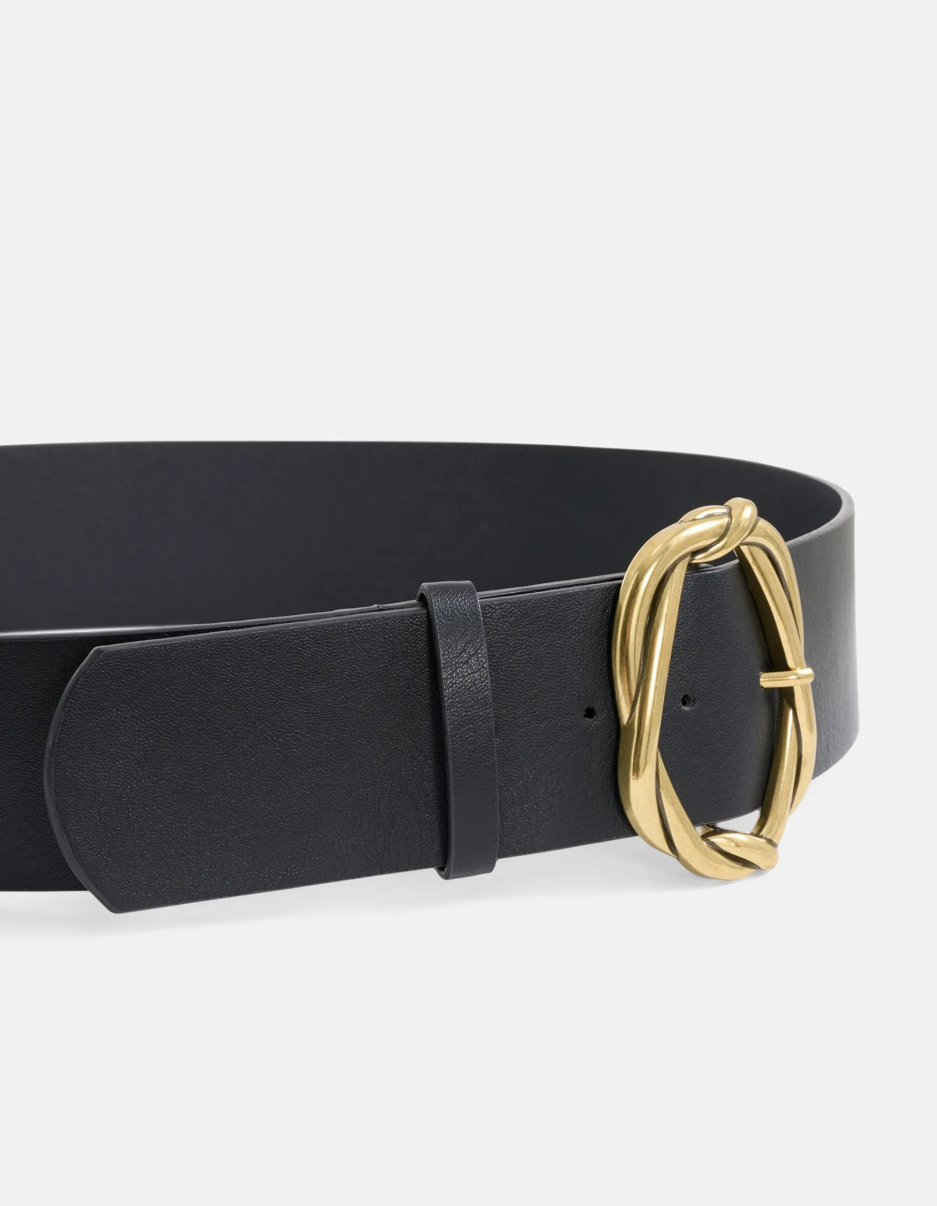 Shoeby Braided Buckle Riem Zwart<DAMES Riemen