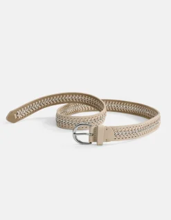 Shoeby Braided Chain Riem Gebroken Wit<DAMES Riemen