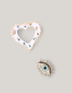 Shoeby Broche Set Goud<DAMES Broches
