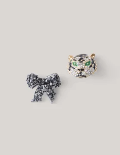 Shoeby Broche Set Zilver/Goud<DAMES Broches
