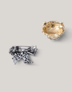 Shoeby Broche Set Zilver/Goud<DAMES Broches