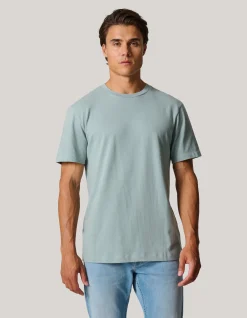 Shoeby Brushed T-shirt Grijs<Heren T-Shirts En Polo's