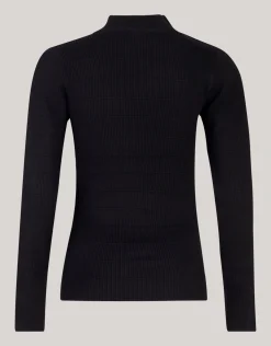 Shoeby Button Coltrui Zwart<DAMES Truien En Sweaters