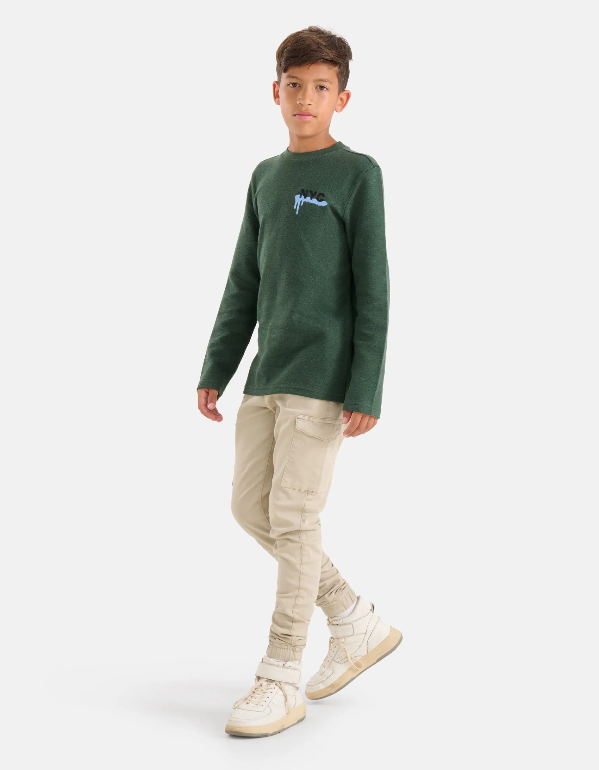 Shoeby Cargo Broek Beige< Broeken