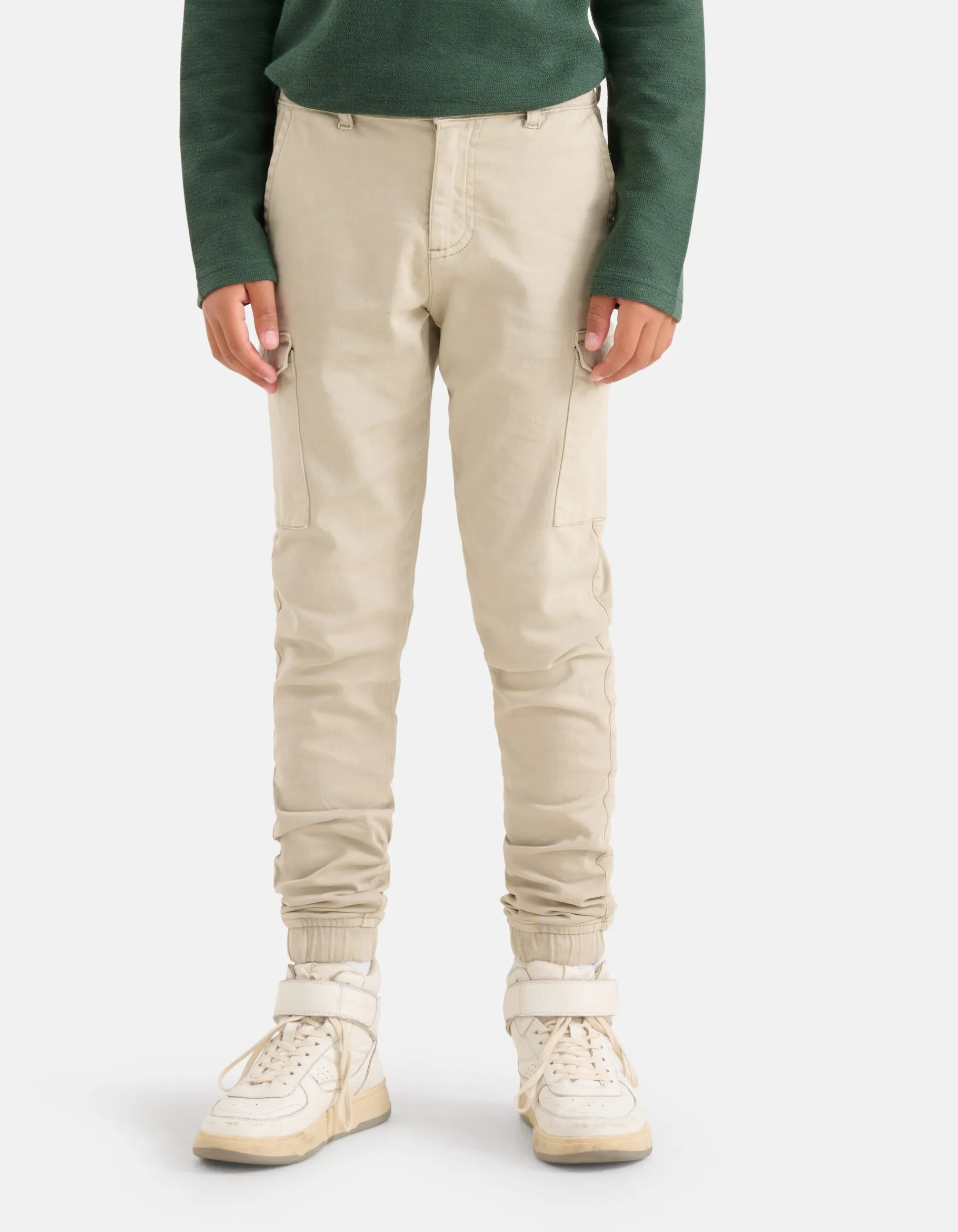 Shoeby Cargo Broek Beige< Broeken