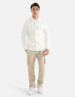 Shoeby Cargo Broek Beige<Heren Broeken
