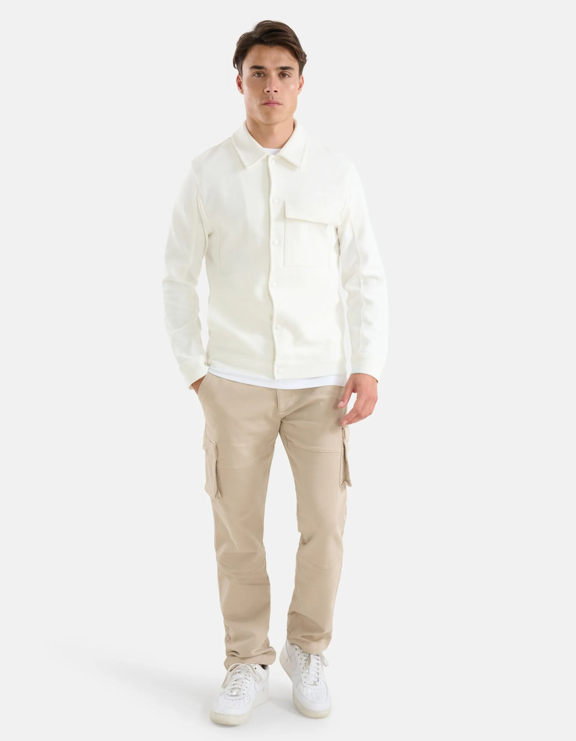 Shoeby Cargo Broek Beige<Heren Broeken