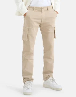 Shoeby Cargo Broek Beige<Heren Broeken