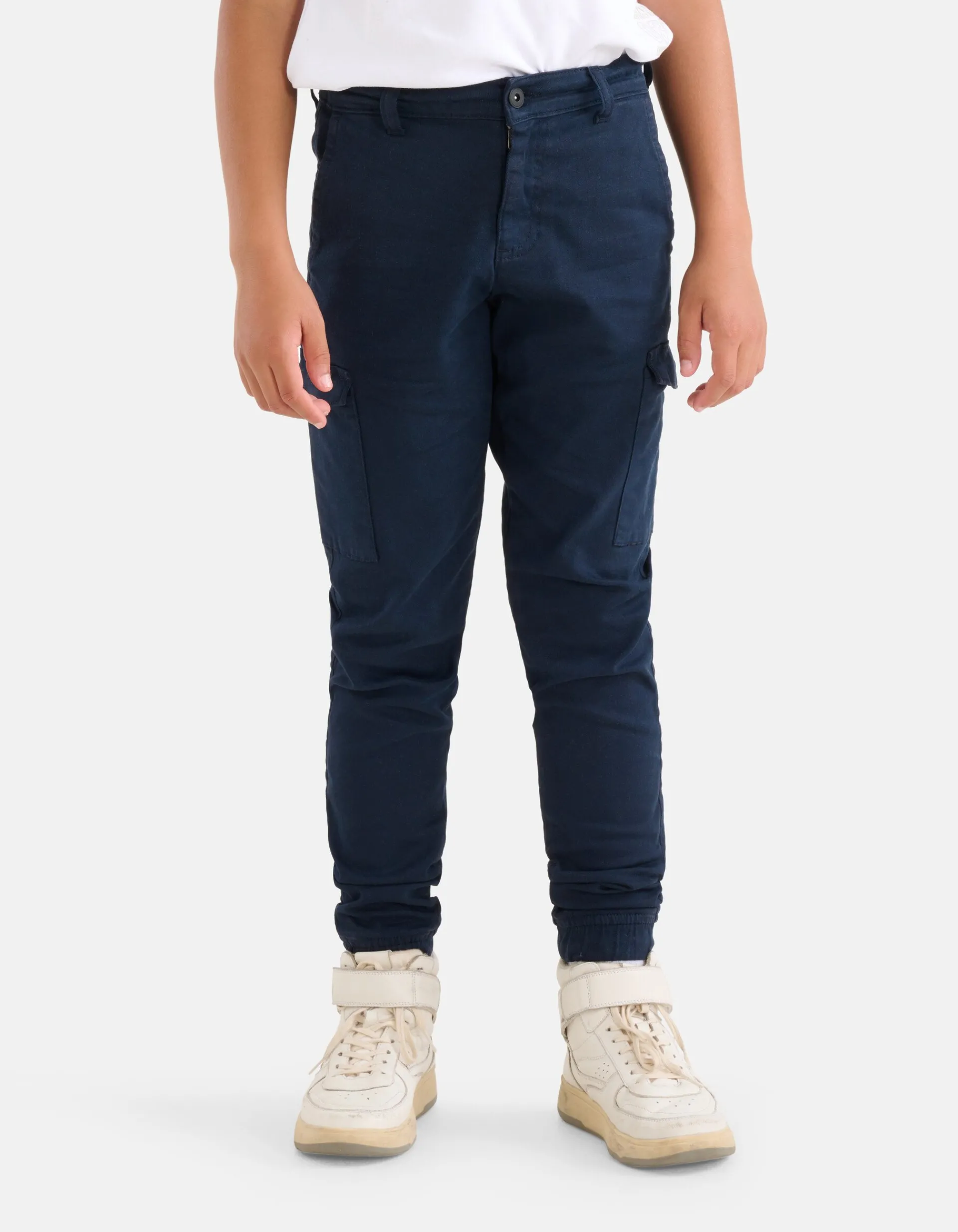 Shoeby Cargo Broek Donkerblauw< Broeken