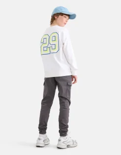 Shoeby Cargo Broek Donkergrijs< Broeken