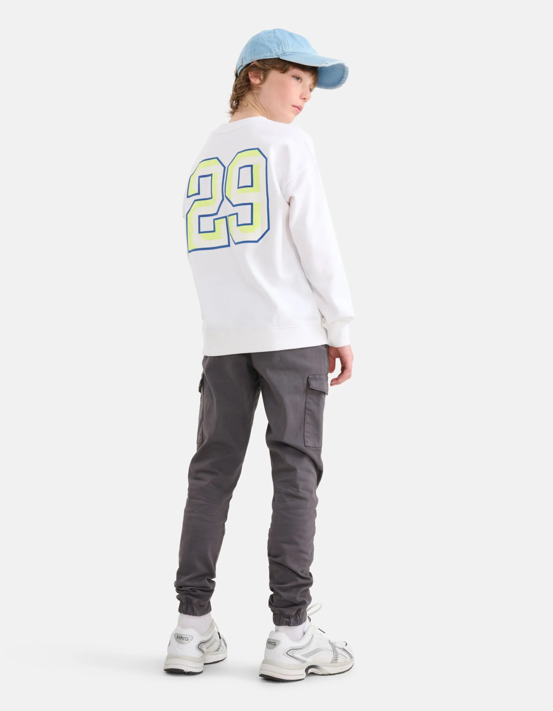 Shoeby Cargo Broek Donkergrijs< Broeken