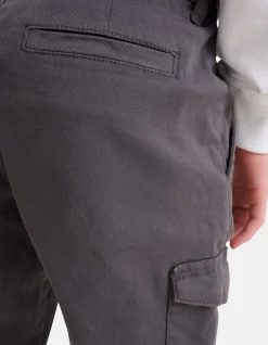 Shoeby Cargo Broek Donkergrijs< Broeken