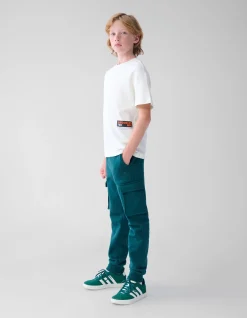 Shoeby Cargo Broek Donkergroen< Broeken
