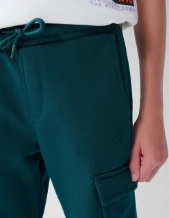 Shoeby Cargo Broek Donkergroen< Broeken