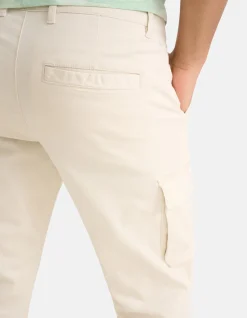 Shoeby Cargo Broek Gebroken Wit<Heren Broeken