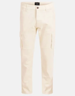 Shoeby Cargo Broek Gebroken Wit<Heren Broeken