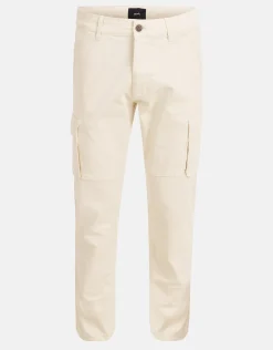 Shoeby Cargo Broek Gebroken Wit<Heren Broeken
