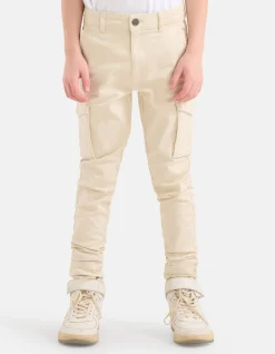 Shoeby Cargo Broek Gebroken Wit< Broeken