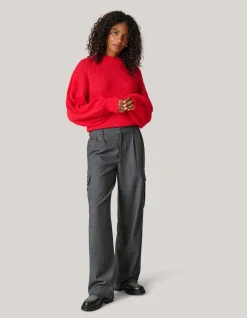 Shoeby Cargo Broek Grijs<DAMES Broeken
