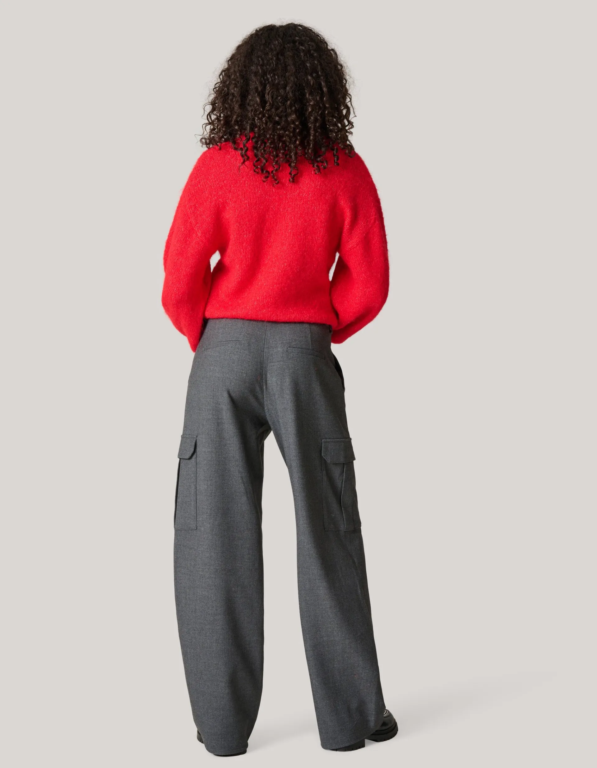 Shoeby Cargo Broek Grijs<DAMES Broeken