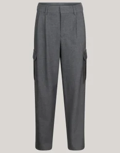 Shoeby Cargo Broek Grijs<DAMES Broeken