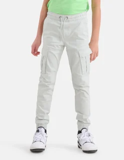 Shoeby Cargo Broek Lichtgrijs< Broeken