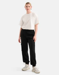 Shoeby Cargo Broek Zwart<DAMES Broeken