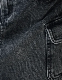 Shoeby Cargo Denim Rok Donkergrijs< Rokken