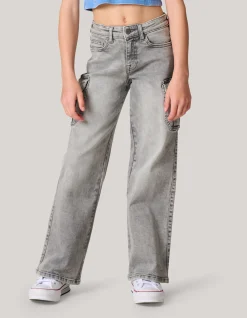 Shoeby Cargo Jeans Grijs< Jeans