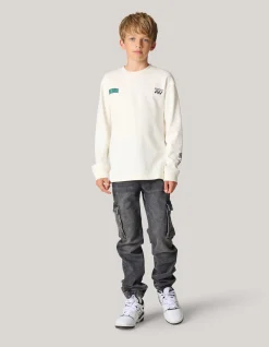 Shoeby Cargo Jog Broek Donkergrijs< Jeans