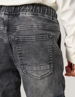 Shoeby Cargo Jog Broek Donkergrijs< Jeans