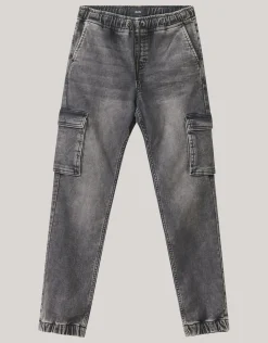 Shoeby Cargo Jog Broek Donkergrijs< Jeans