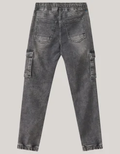 Shoeby Cargo Jog Broek Donkergrijs< Jeans
