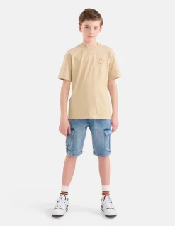 Shoeby Cargo Jog Denim Short< Shorts