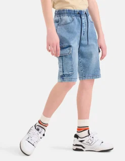 Shoeby Cargo Jog Denim Short< Shorts