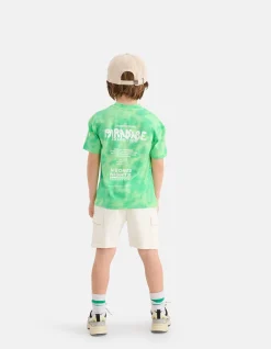 Shoeby Cargo Jog Short Gebroken Wit< Shorts