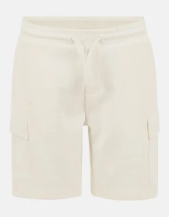 Shoeby Cargo Jog Short Gebroken Wit< Shorts